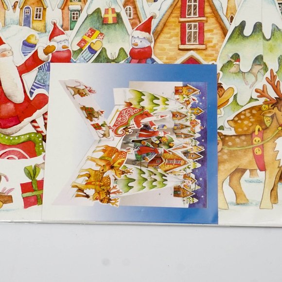 NWT Caltime 3D Advent Calendar  - Santa and Reindeer - Picture 2 of 2